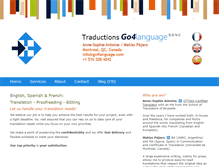 Tablet Screenshot of go4language.com